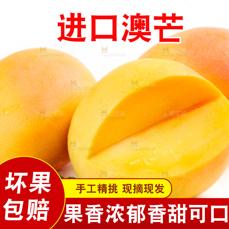 白底上放着越南进口澳芒