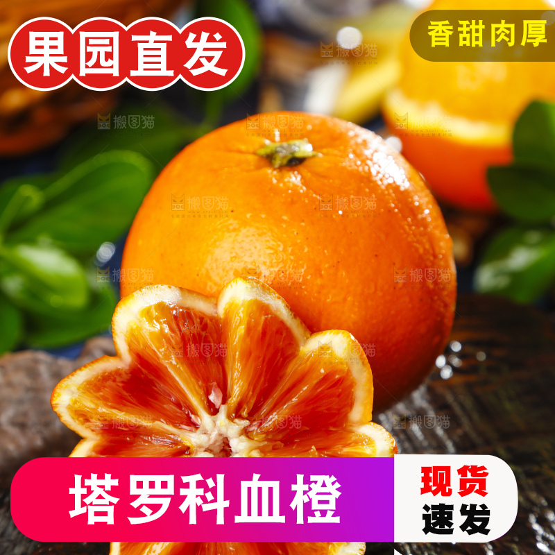 黑底上摆放着玫瑰血橙