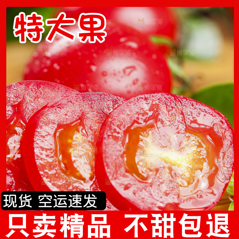 木底上放着海南千禧圣女果