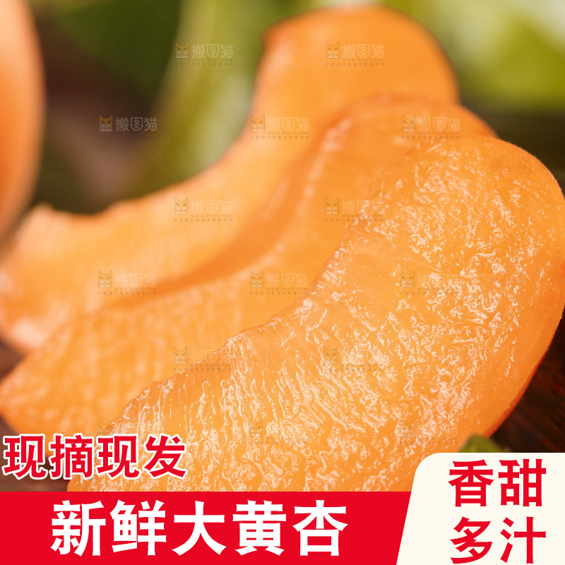 木底上摆放着大黄杏