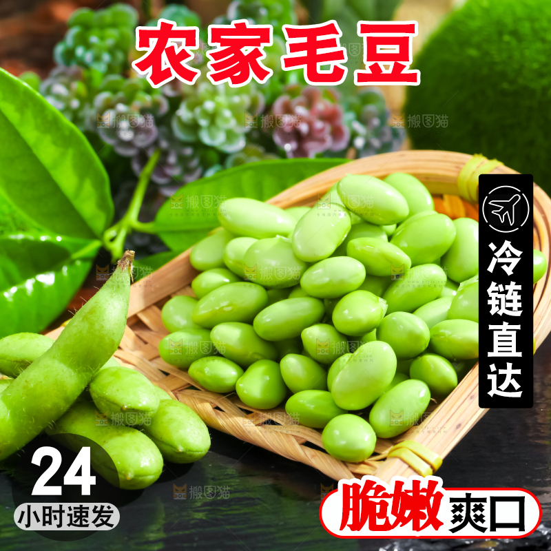 篮子里装着青豆