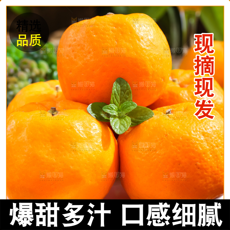 盘子里放着芦柑