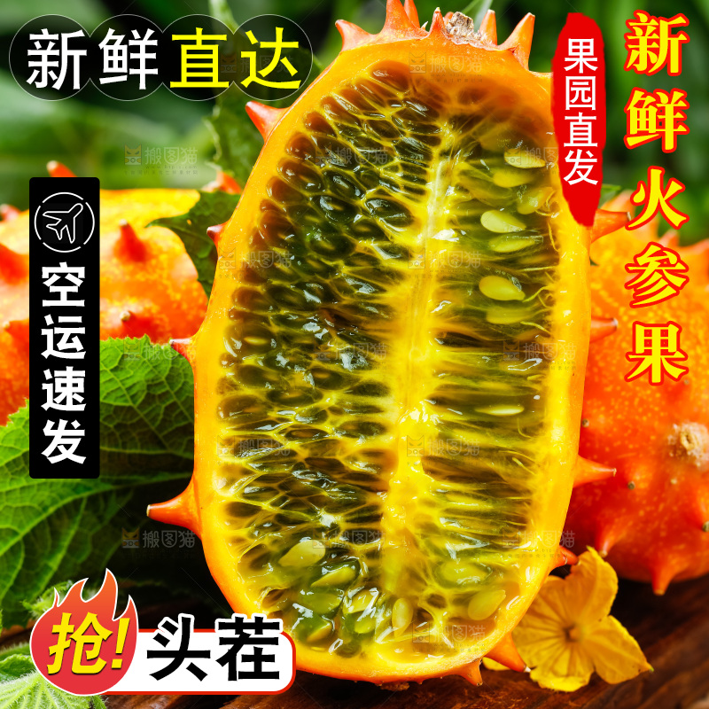 深底上摆放着刺角瓜