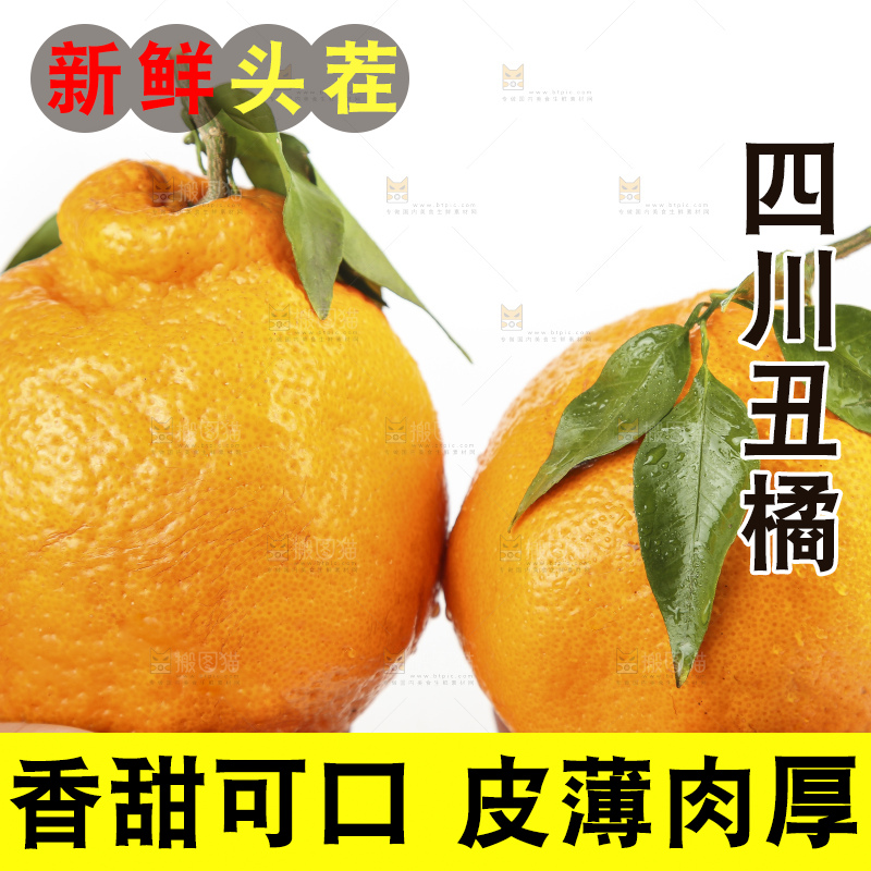 手拿新鲜丑橘