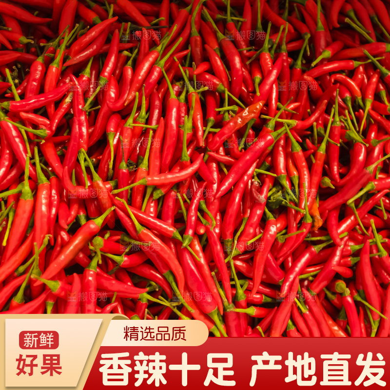 一堆红辣椒