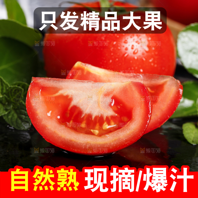 黑底上放着普罗旺斯西红柿