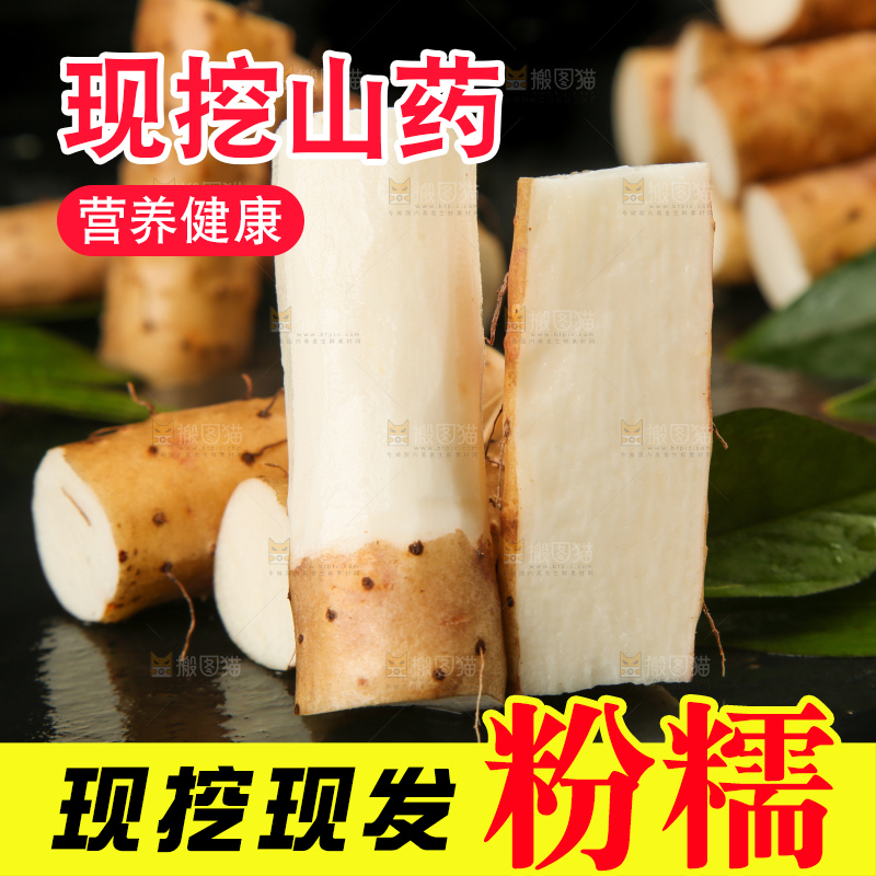 深底上的小白嘴山药