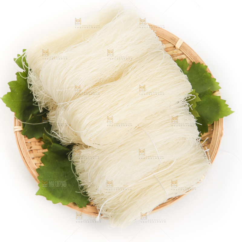 竹篮里放着粉丝