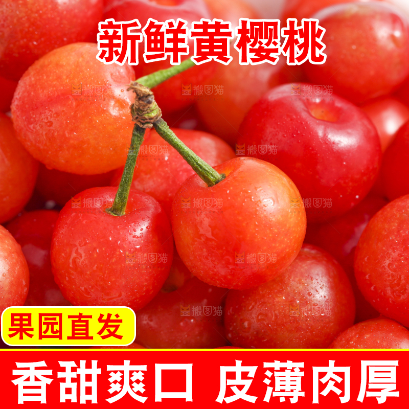 碟子里装着水晶樱桃