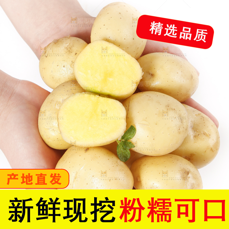 手里拿着土豆