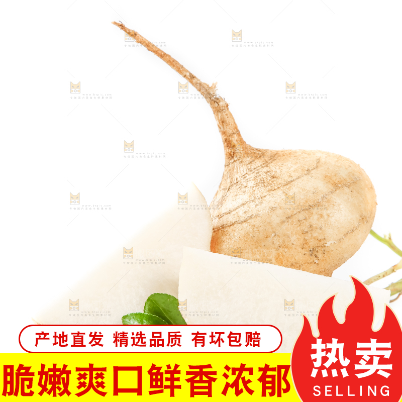 白底上的白凉薯