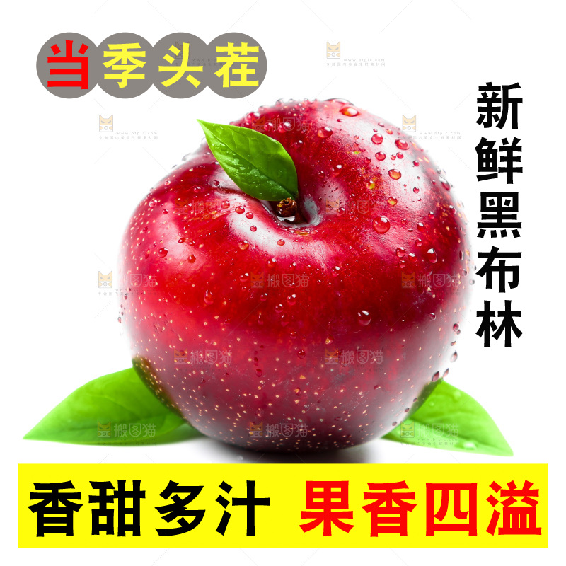 陕西黑布林放在白底上