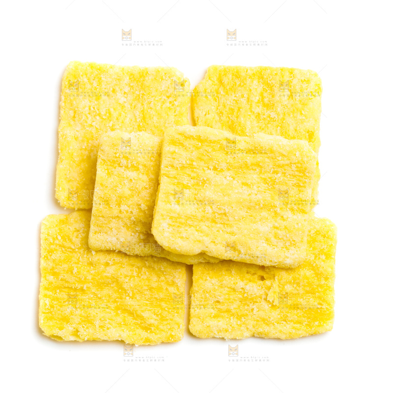 白底上的锅巴