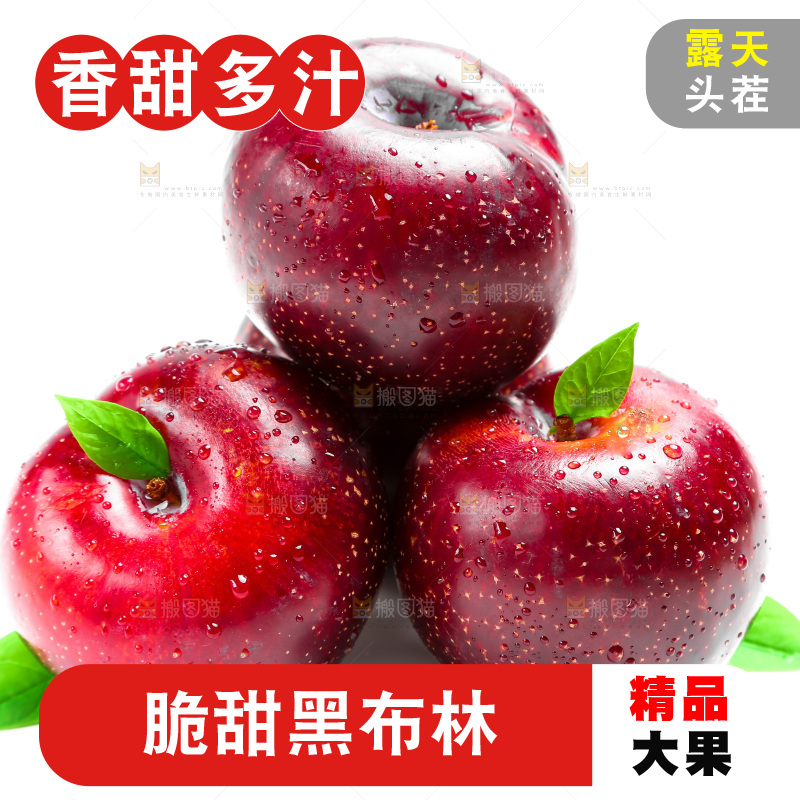 陕西黑布林放在白底上