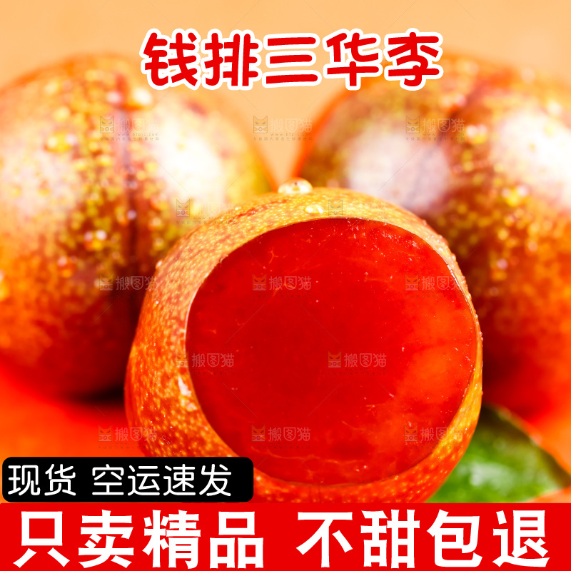 浅底上摆放着钱排三华李
