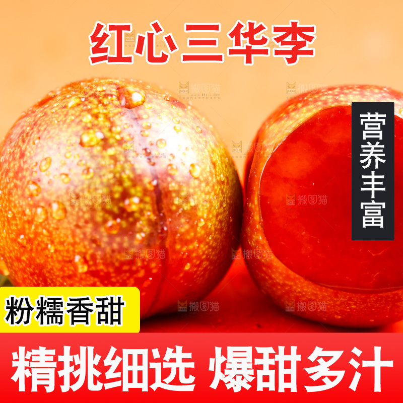 浅底上摆放着钱排三华李