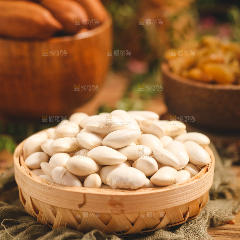 篮子装着白芸豆