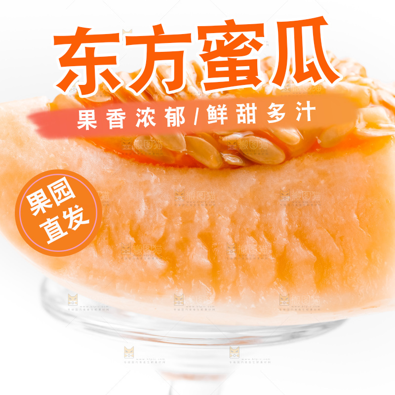 浅底上的东方蜜瓜