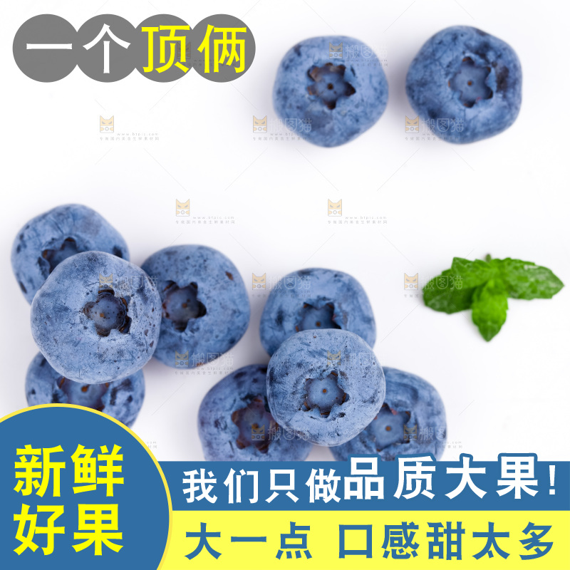 浅底上放着蓝莓果