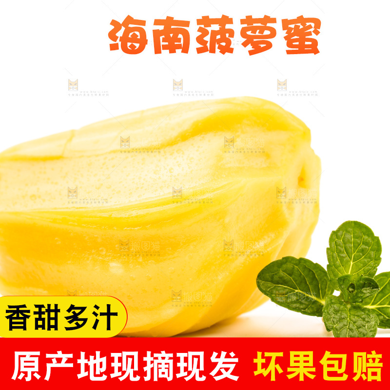浅底上的黄肉菠萝蜜