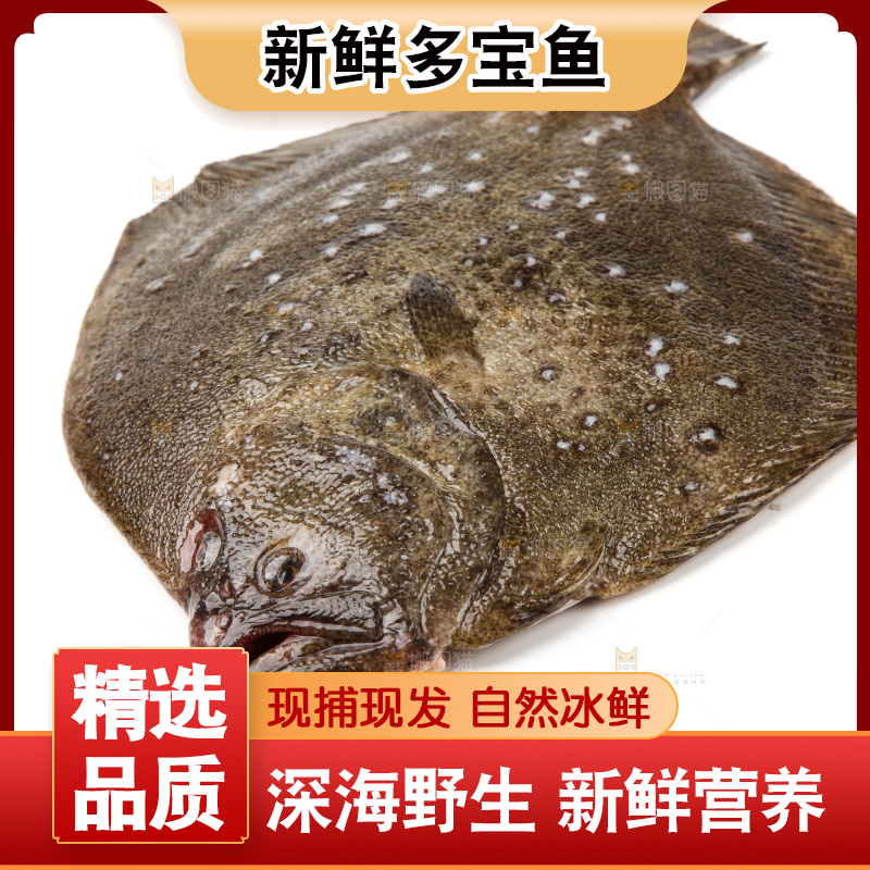 盘子里装着多宝鱼
