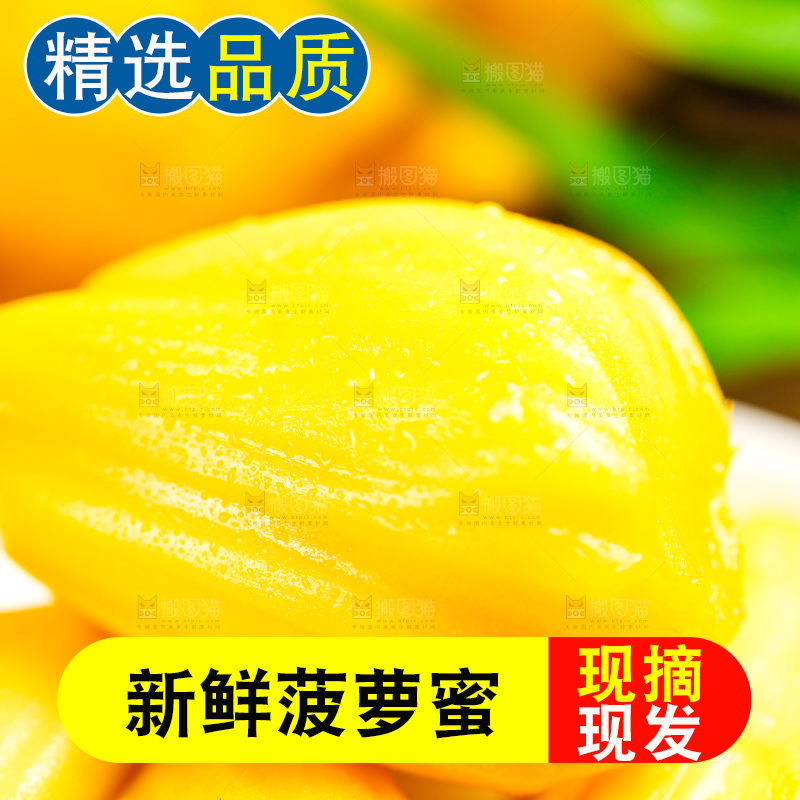 碟子里的海南菠萝蜜