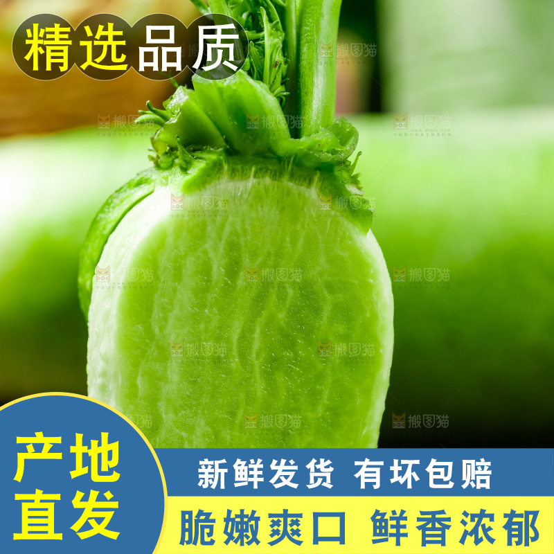 木底上放着青萝卜
