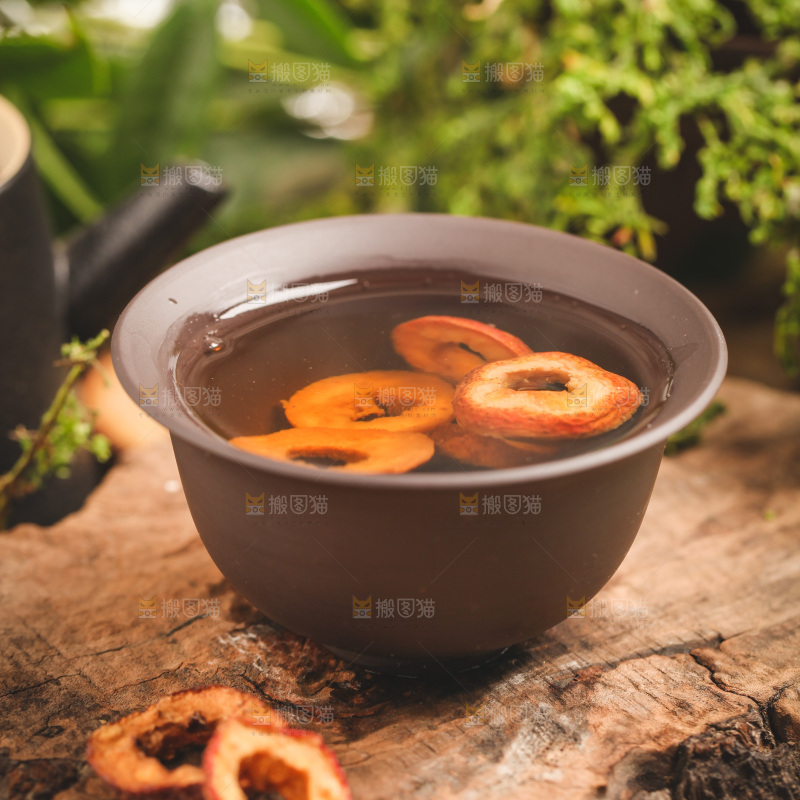 山楂干泡水