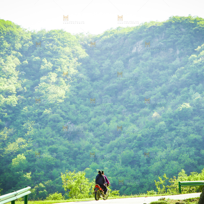 大山里的一条公路