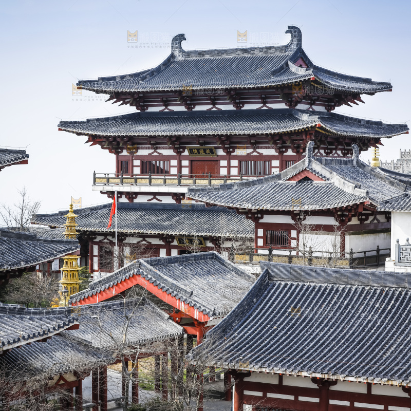 寺庙的建筑