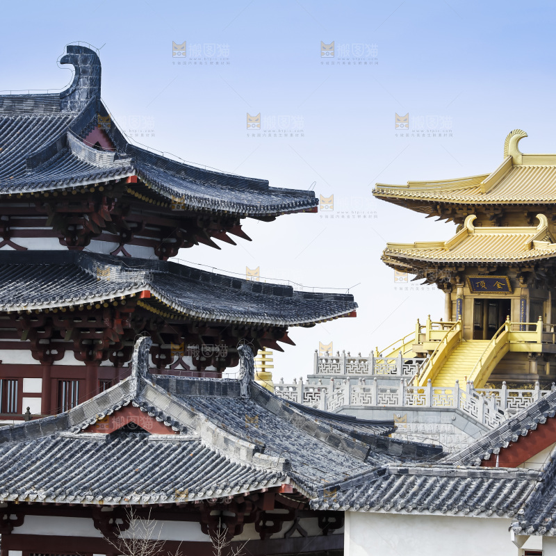 寺庙的建筑