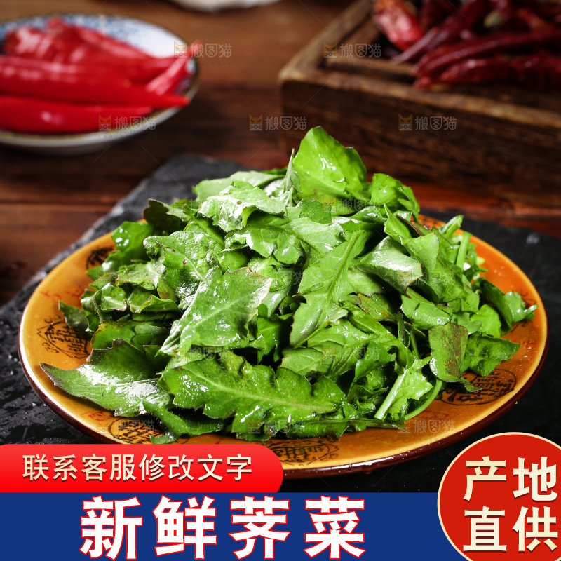 一盘荠菜