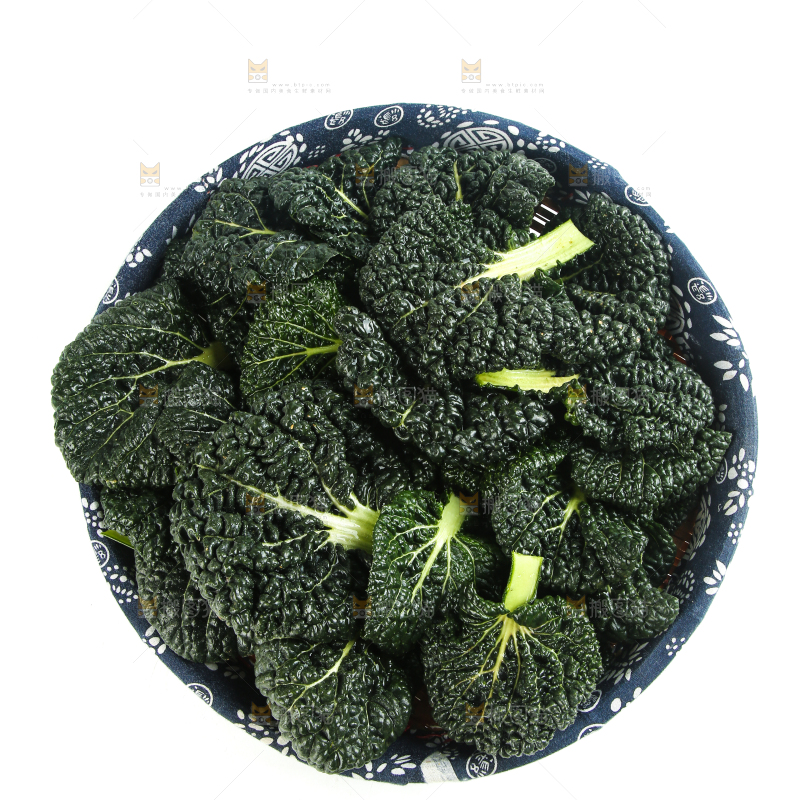 一篮新鲜泡泡青菜
