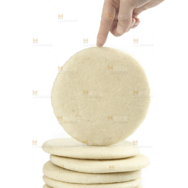 白底上放着糍粑