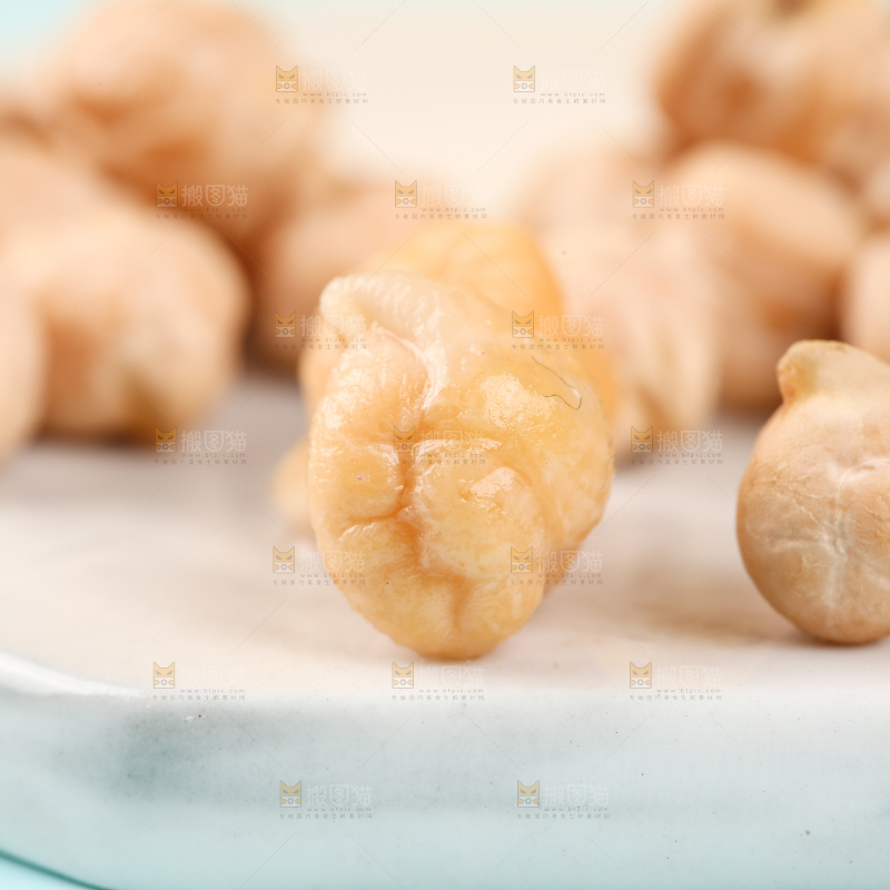 石垫上的鹰嘴豆