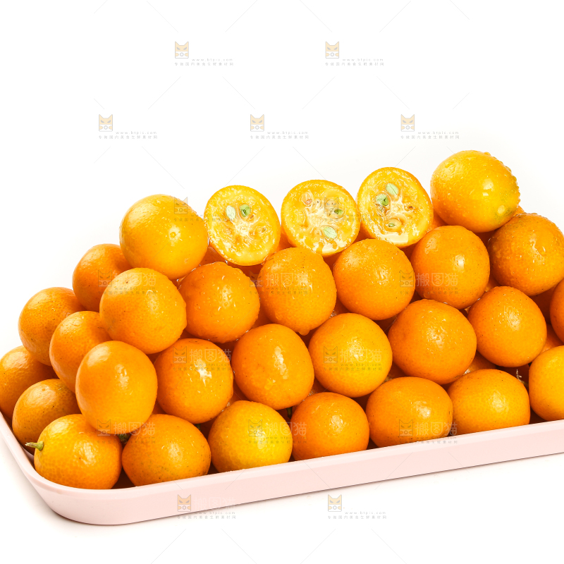 一盘脆皮小金橘