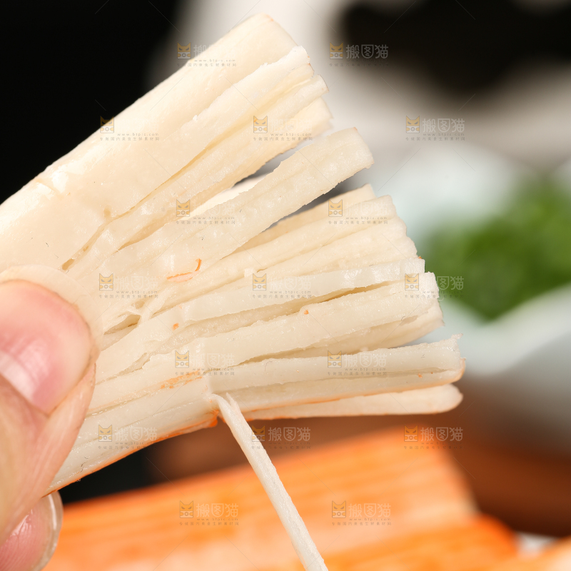 手撕开的蟹柳