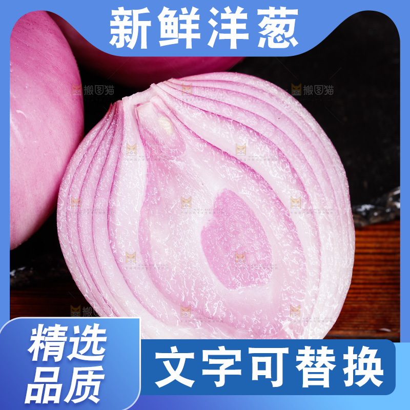 黑底上放着洋葱头
