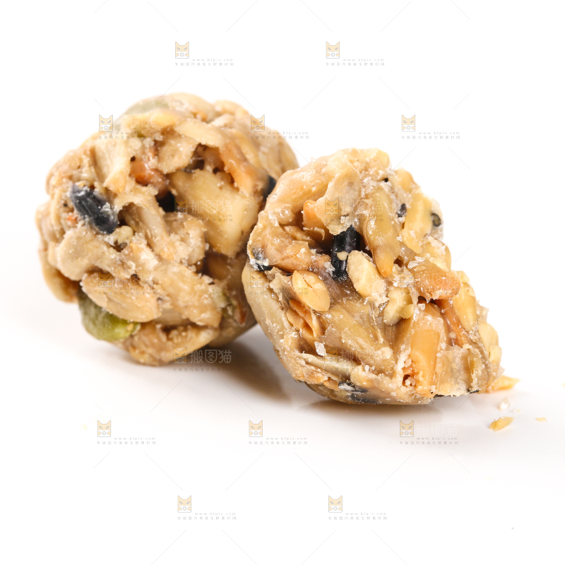 白底上的丸子