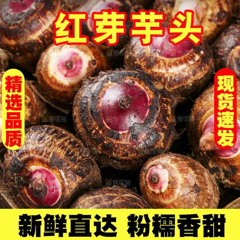 一盘广西红芽芋