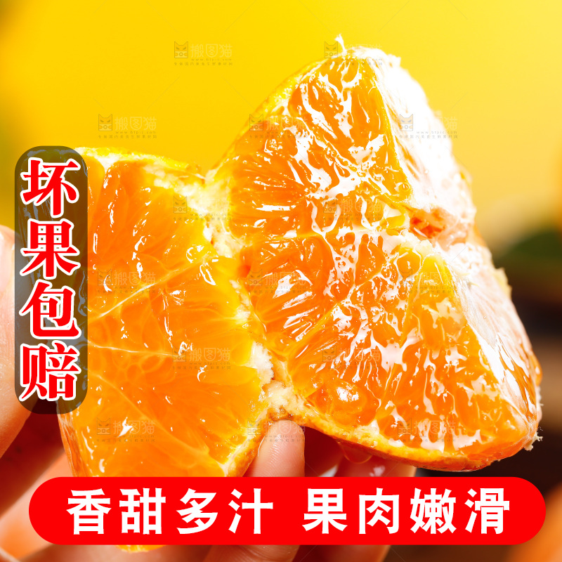 手里拿着茂谷柑