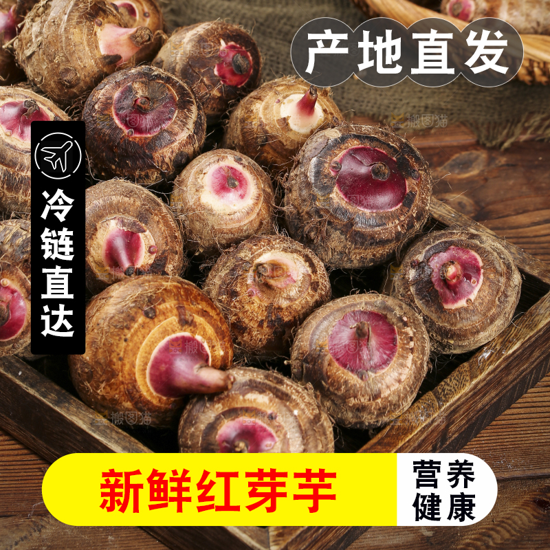一盘广西红芽芋