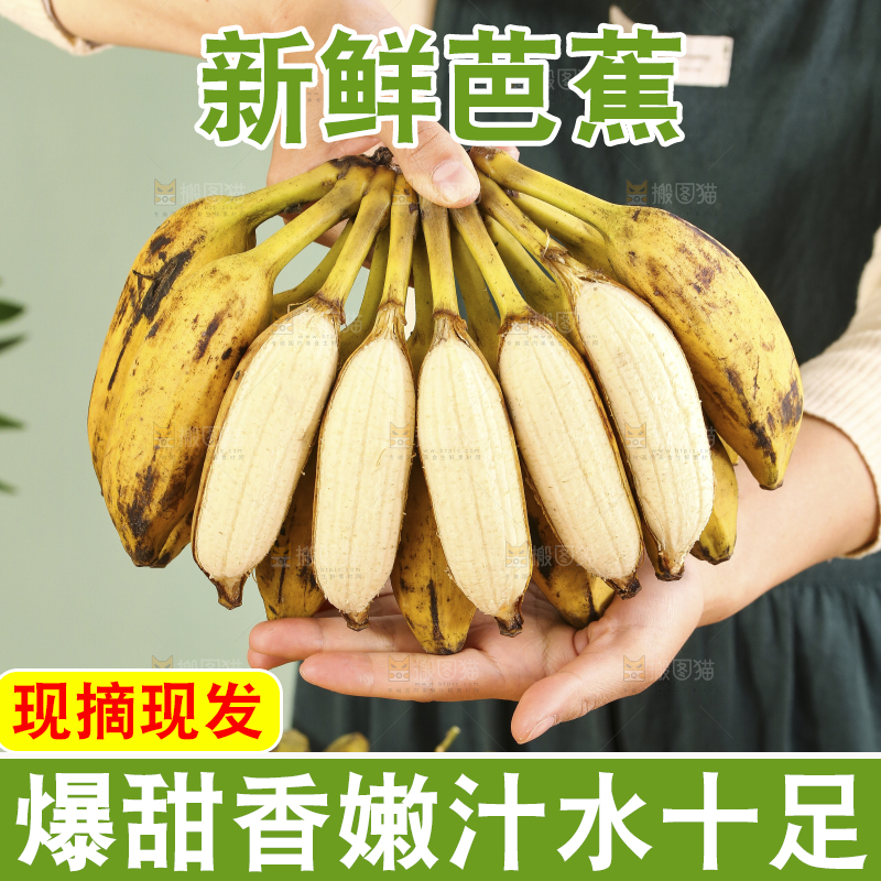 手里拿着广西芭蕉