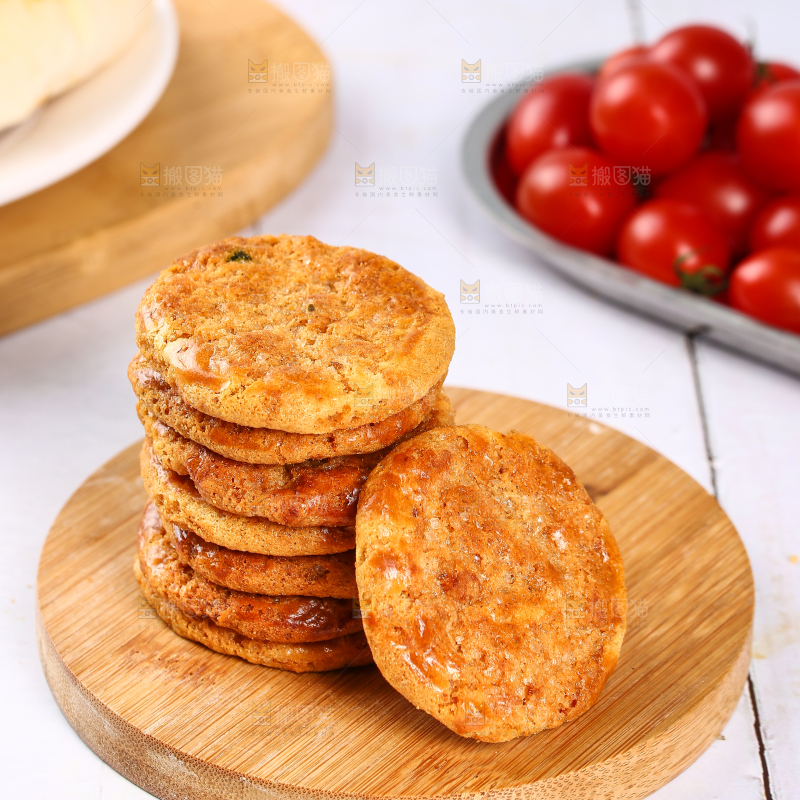 一堆鸡仔饼