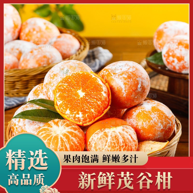 一篮广西茂谷柑