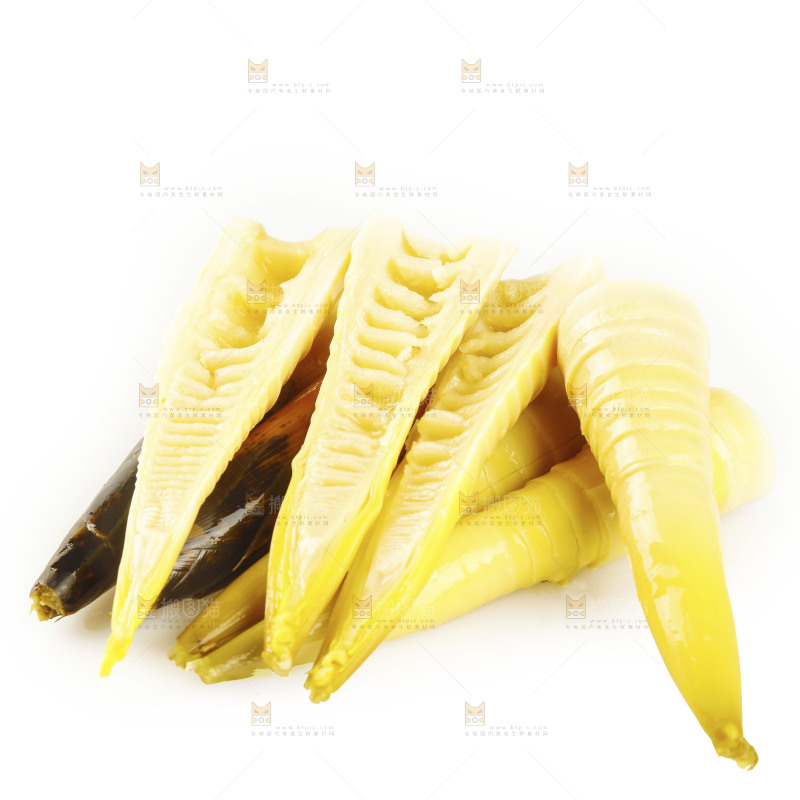 白底上放着老汤味手剥笋
