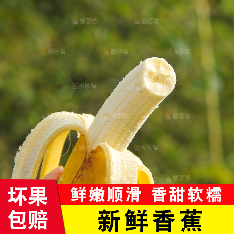 手里拿着香蕉