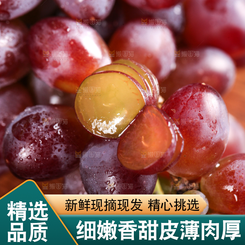 深底上的郁金香葡萄