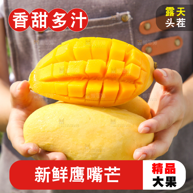 手里拿着象牙芒