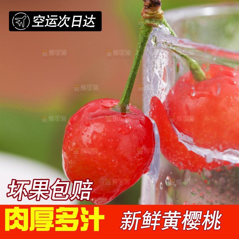 杯子里装着水晶樱桃